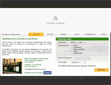 Tablet Screenshot of immobilierevoieroyale.com